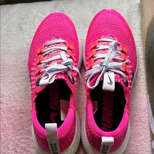 Nike Pink and White Women's Shoes